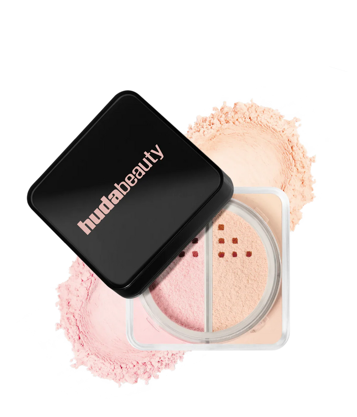 HUDA BEAUTY CHERRY PEACH パウダー Huda Beauty - Easy Bake Duo Loose Powder - Cherry Peach – VeloraaGlow