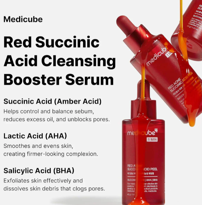 Medicube Red Acne Succinic Acid Peel | Peeling Serum 40g