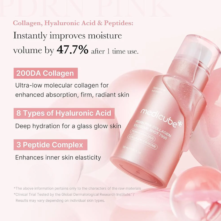 Medicube PDRN Pink Collagen Exosome Shot Serum 30ml