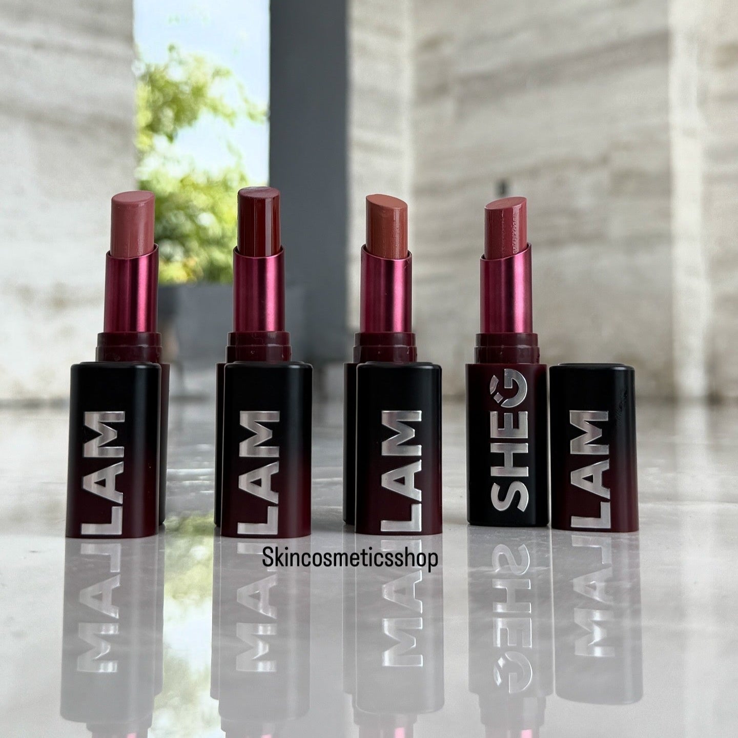 Sheglam Ember Rose Dynamatte Boom Matte Lipsticks 4PCS SET