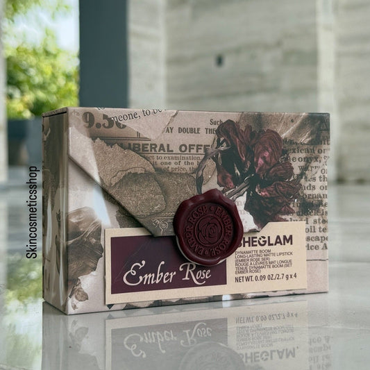 Sheglam Ember Rose Dynamatte Boom Matte Lipsticks 4PCS SET