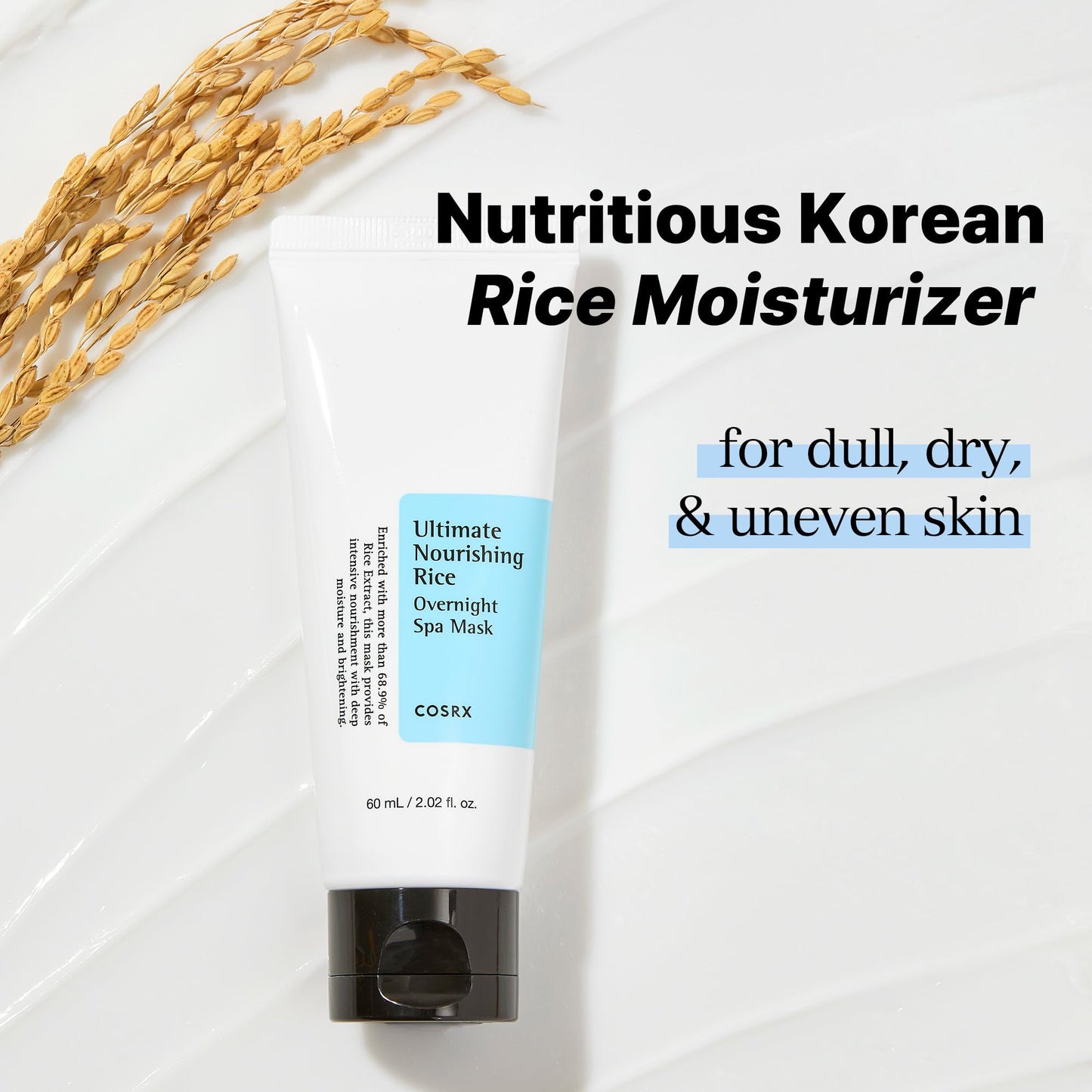 COSRX Ultimate Nourishing Rice Overnight Spa Mask 60ml