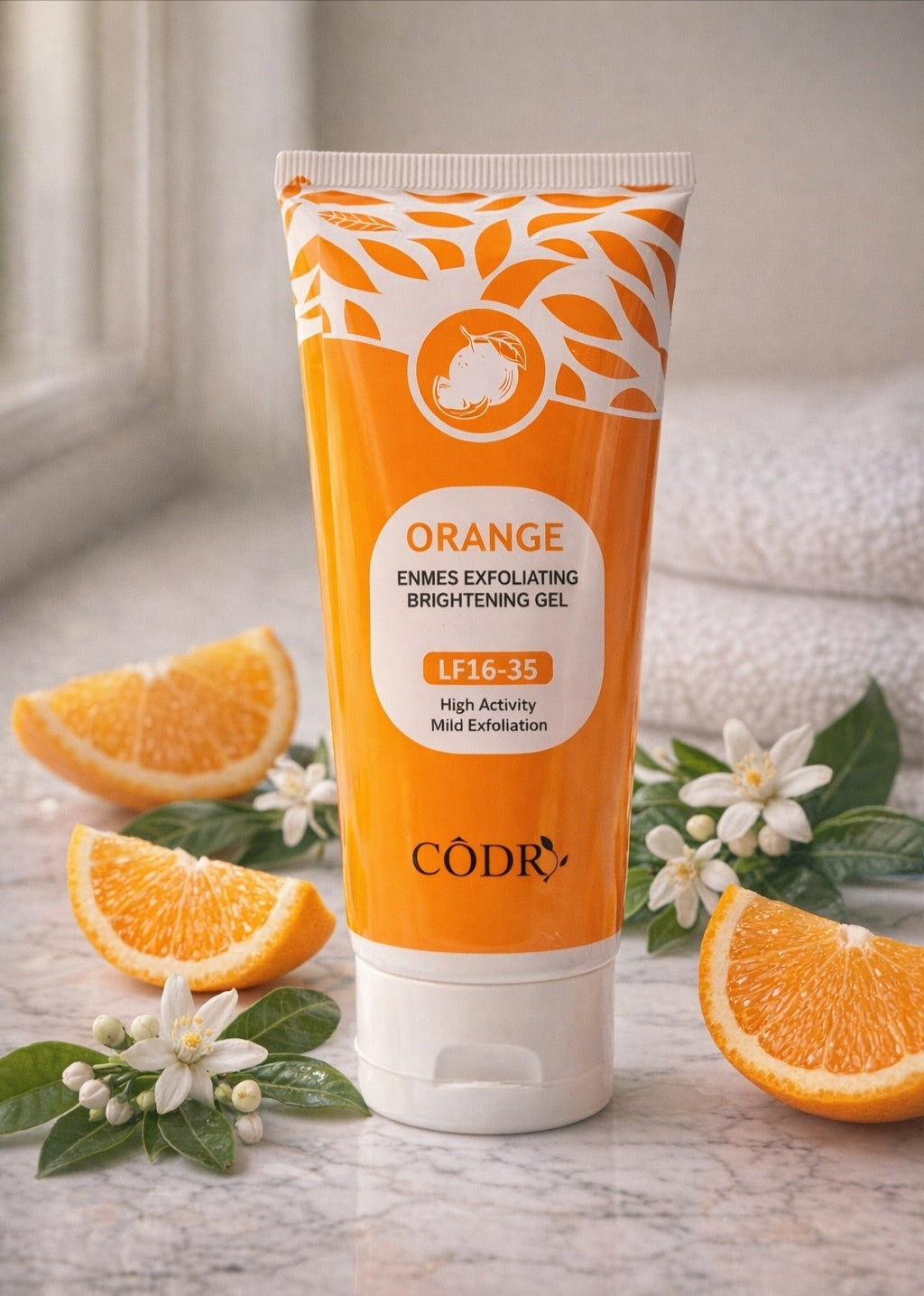Orange Enzymes Exfoliating Brightening Gel LF16-35 | Natural Face Scrub |