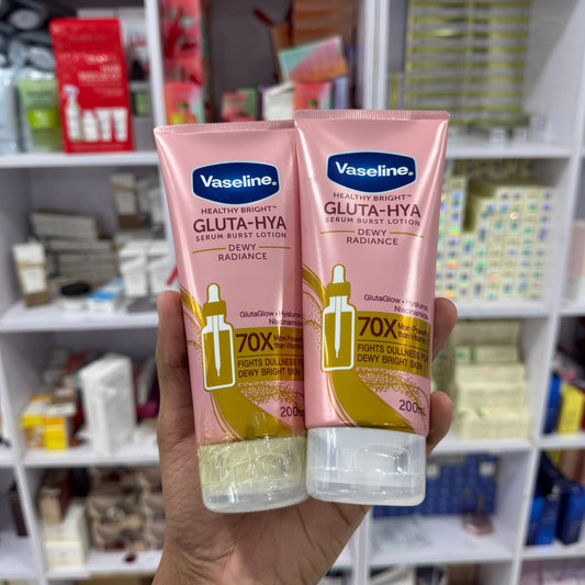 Vaseline Gluta-Hya Smooth Radiance Serum Burst Lotion - 200ML