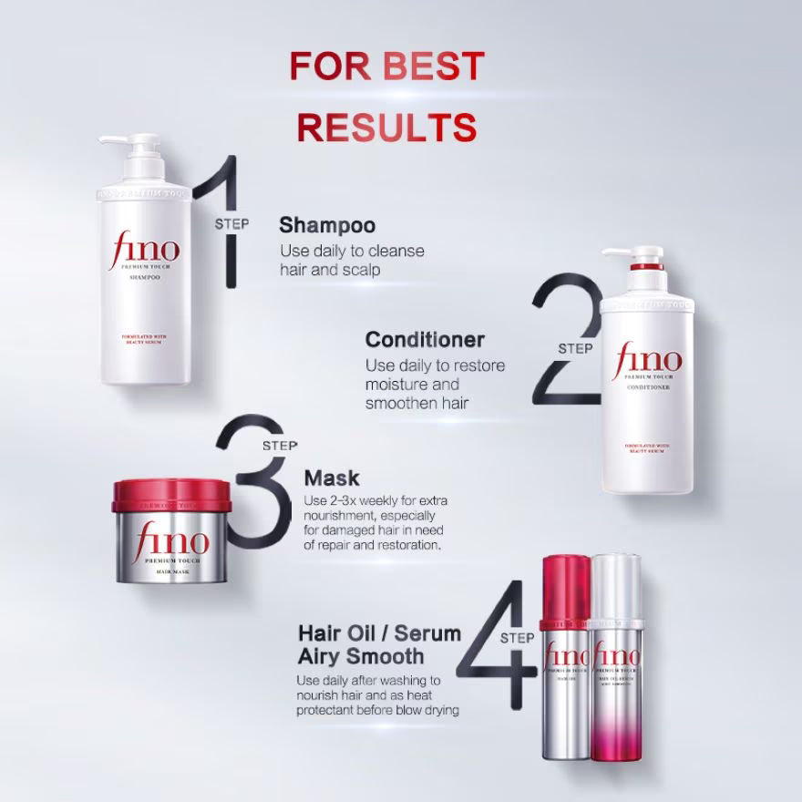 Shiseido Fino Premium Touch Conditioner +. shampoo. + hair oil + hair mask