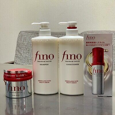 Shiseido Fino Premium Touch Conditioner +. shampoo. + hair oil + hair mask