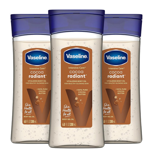 Vaseline intensive Care Cocoa Radiant  Body Oil 100% Natural Cocoa Butter (200ml)